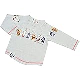 アンパンマン Anpanman 天竺 並び柄 長袖Tシャツ fo-ea3518-ea9127 100cm オートミール