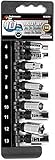 Performance Tool W36202 1/4 Drive 6-Point MET Socket Set, 10-Piece by Performance Tool