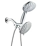 Ana Bath ss5459ccp 5インチ5機能デュアルシャワーシステム、クロムメッキ仕上げ