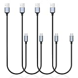 aceyoon USB Type C ケーブル 50cm 短い 4本セット タイプC ケーブル 0.5M 最大3A USB-A to USB-C 50センチ 高耐久ナイロン編み USB-C 機器に対応 USB C Cable