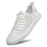 [ゼロ] メンズ スニーカー 滑り止め シンプル 結ばない 靴紐 S13107’23 春 ホワイト 24cm