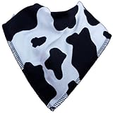 Bibbles Bandana Bibs - Moo Moo Single Bib by Bibbles Bandana Bibs