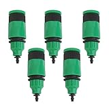 Xiton 点滴灌漑 バーブ チューブ アダプタ キャピラリー ホース用 配管 散水用具 ガーデニング 芝生 庭園 温室