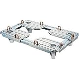 ルート工業:ルート コンテナ台車 ルートボーイ301型 最大590×590 301-08 型式:301-08