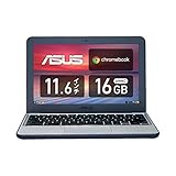 ASUS ノートパソコン Chromebook C202SA 11.6型 タッチ機能なし 英語キーボード Celeron N3060 4GB eMMC 16GB 約10時間駆動 【日本正規代理店品】 C202SA-GJ0137 ダークブルー