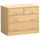 日本製　総桐キャスター付クローゼットチェスト幅75ｃｍ3段