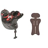 【セット買い】 アップリカ チャイルドシート ディアターン バウンシングブラック + さらっとマット ビタードットBR 純正リバーシブルタイプ