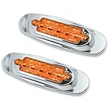 MARUHADO サイドマーカー LED 24v 12v トラック 車高灯 角マーカー マーカーランプ 高輝度 路肩灯 車幅灯 デコトラ アンバー 2個