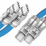 WLGQ c to c ケーブル usb-pd 100w ケーブル シリカゲル素材はより柔らかい,USB-Cインタフェースに適したデバイス 