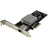 StarTech.com 1ポート10GBase-T増設PCIeイーサネットLANカード Intel X550-AT搭載 NBASE-T対応 5スピード対応 ST10000SPEXI