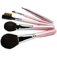 熊野筆 竹宝堂 化粧筆 メイクブラシ 3本セット ケース付 ブラシ セット PASSIONシリーズ3点セット（A）：S-PS-3A｜竹宝堂（ちくほうどう