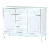 飾り棚 キャビネット ホワイト 姫 白 キャビネット ハンプトンスタイル