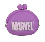 Marvel マーベル がまぐち シリコンパース 小銭・小物入れ パープル SCGC-20