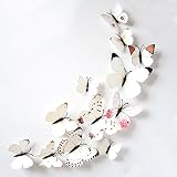 Uelfbaby 3D Butterfly 12-Pack for Blue and 12-Pack For Purple Stickers Making Stickers Wall Sticker 