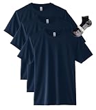 [グリマー] 吸汗速乾 ドライクルーネックTシャツ 3枚組 Sportsソックスセット ネイビー 3L