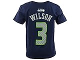 Seattle SeahawksキッズネイビーRussell Wilson " Mainliner " Tシャツ