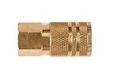 Primefit IC1414FB6 1/4-Inch Industrial 6-Ball Brass Coupler with 1/4-Inch Female NPT [並行輸入品]