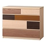 小島工芸 日本製 組立不要 健康仕様のFフォースター 引き出し4段(7杯) 幅90.3cm チェスト チェストNブリック [奥行45cm 高さ74cm] 1270884