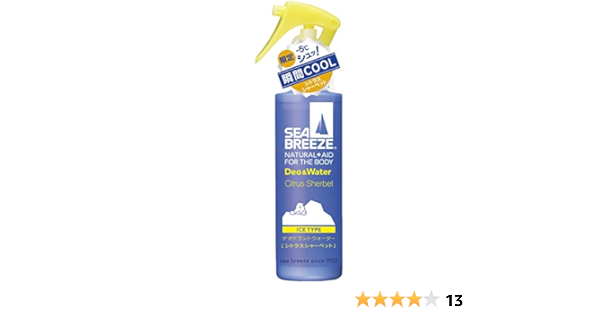 Amazon シーブリーズ デオ ウォーター スプレーボトル アイスタイプ シトラスシャーベットの香り 160ml 医薬部外品 Seabreeze シーブリーズ デオドラント 制汗剤 通販