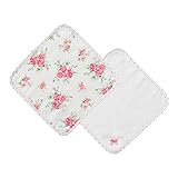 ニシキ P9992 Sweet girl(スウィートガール) ハンドタオル2枚組  25×25cm ホワイト P9992-W