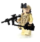 Battle Brick 高さ1.6インチ JTAC/CCT 空軍 特殊部隊 バリューカスタムミニフィギュア | アクセサリー 米国製 | 本物のミリタリーミニフィグ | 対象年齢10歳以上から大人向けの素晴らしいギフト AFOL