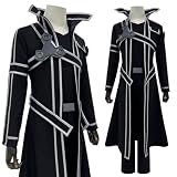 [HOLOUN] Sworart ソードARTオンライン 桐ヶ谷和人 キリト コスプレ衣装 コスチュームアニメハロウィン仮装 演出服祝日贈り物 2XL
