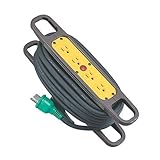 日動 ハンドリール　10M　アース付　黒　HR-E104F