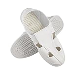 uxcell 静電防止靴　ESDクリーンルーム靴　作業靴　US7　女性　ホワイト