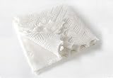【G.H.HURT&SON】ジーエイチハートアンドサン　メリノウール　ショール　おくるみ　ホワイト/ Super-fine merino wool christening shawl(正規並行輸入品)