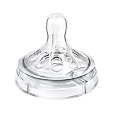 自然の遅い流れの乳首 (Avent) (x 6) - Avent Natural Slow Flow Teat (Pack of 6) [並行輸入品]