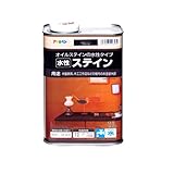アサヒペン 水性ステイン ブラック 1L