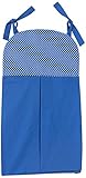 One Grace Place Simplicity Blue Diaper Stacker, Blue and White by One Grace Place