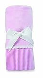 Mud Pie Velour Blanket, Pink by Mud Pie [並行輸入品]