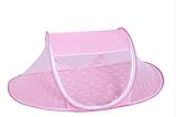 Doitsa 蚊帳 折りたたみ ベビー蚊帳 パオ型 ポータブル ムカデ 虫 蚊 対策 簡単 収納 携帯用 夏 安眠 快適 ピンク