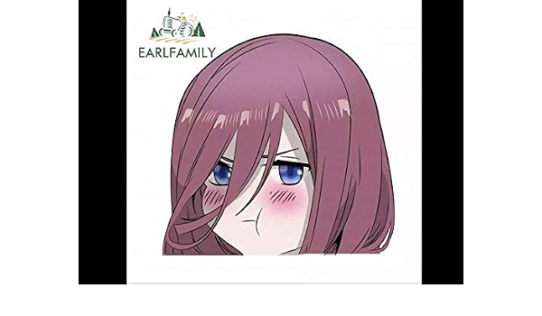 Amazon 五等分の花嫁 ミク 中野 三玖 痛車ステッカー シール 防水 アニメ 萌えグッズ 通販