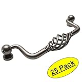 Cosmas 9993 – 128 WN風化ニッケルキャビネット引き出しパック シルバー 9993-128WN - 25 Pack