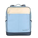 KANGMING 多機能 マザーズバッグ リュック 3WAY 大容量バッグ トート リュックサック ベビーカー用 ポケット充実 ファッション 旅行 (ブルー)