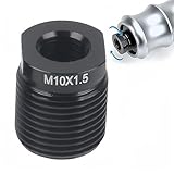 Korekaou シフトノブ アダプター 車用シフト アルミ合金 交換用ネジ 内ネジ 外ネジ ユニバーサルノブ用 シフトレバーノブ ネジ変換アダプター (1, M10x1.5)