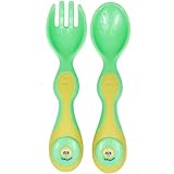 セサミストリート ベビー スプーン＆フォーク セット エルモ 【98677】 (ビッグバード)
