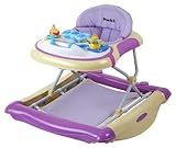 Dream On Me 2 in 1 Crossover Musical Walker and Rocker, Yellow/Purple by Dream On Me