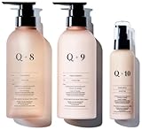 Q+ クオリタス [ モイスチャー ] シャンプー トリートメント セット アミノ酸シャンプー バス用品セット スウィート・フローラルの香り (ボトル・400ml/400g/150g)