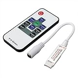 Zafina RF ワイヤレス　ミニ　リモート　テープライト 　コントローラー　LED　単色