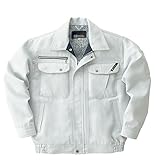 クロダルマ 作業服 長袖ジャンパー シルバー 4L