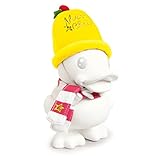 B。Duck XmasベルホワイトSaving Bank、16 cm