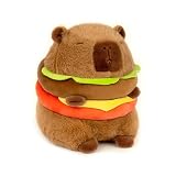 ぬいぐるみカピバラ人形ソファハンバーガーぬいぐるみ赤ちゃんのおもちゃ幼児のための感情スムーズなクリスマスギフト