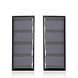 Yosoo 0.2W 2V ソーラーパネル 充電器 太陽電池パネルモジュール 多結晶 DIY 高効率 キャンプ 屋外活動 照明使用 2個１セット 耐熱性