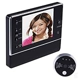 Giantree Doorbell Peepholeインターホン、3.5インチHDスクリーンピーフホールビューアドアビューアカメラナイトビジョン妨害機能なし