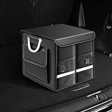 WAIZY 車用収納ボックス 車用 収納ケース (黒, 50*35*30cm)