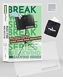 Sound Reflect Breakwindシリーズ - 譜面用ウィンドプロテクター。屋外コンサートのための事実上目に見えない解決策。音楽アクセサリー。プロギグ、スクールバンド、アンサンブル、オーケストラ。(1パック)
