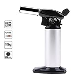 Butane Torch iRegro Cooking Blow Torch Refillable Culinary Torch with Safety Lock and Adjustable Fla